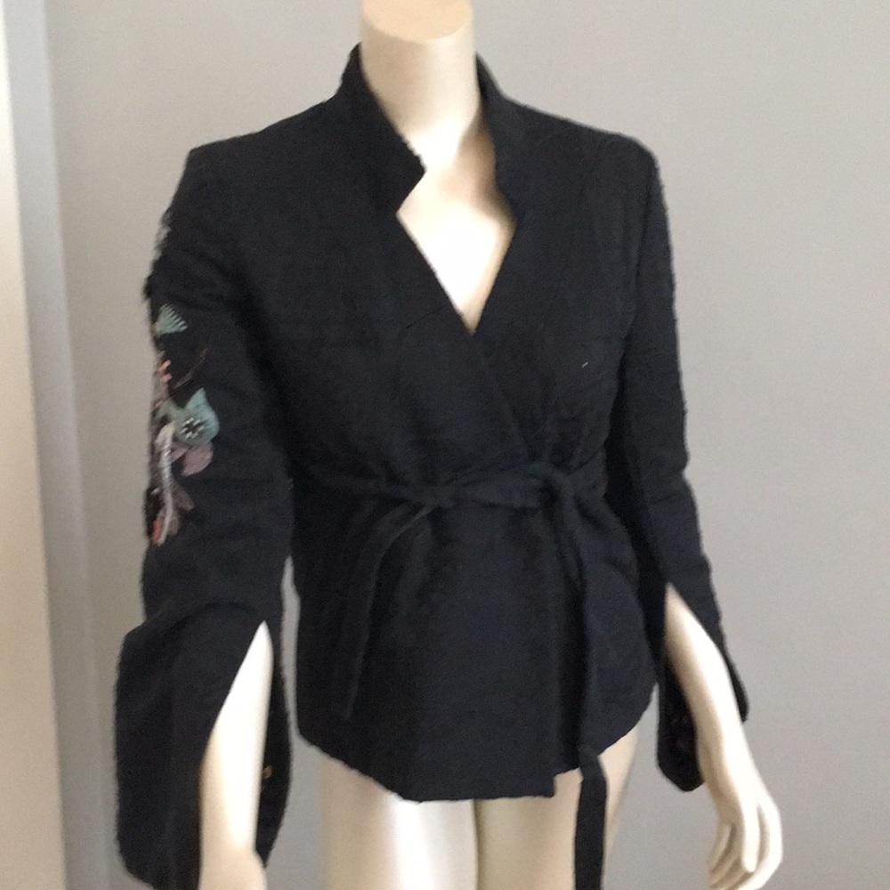Kenzo‎ belted kimono sleeves jacket